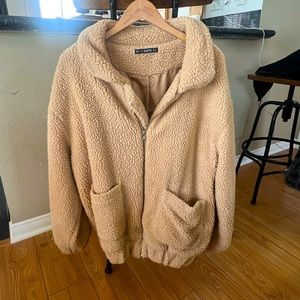 Zaful Fuzzy Coat. Size L